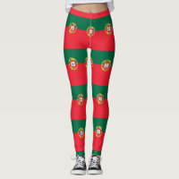 Leggings unter portugiesischer Flagge