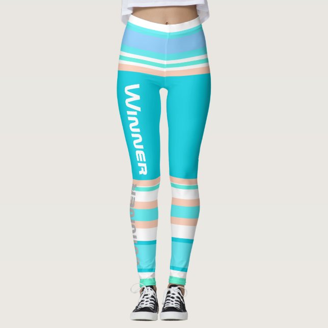 Leggings von Funky Stripes Lines Power (Vorderseite)