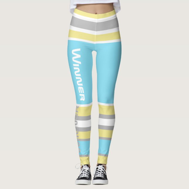 Leggings von Funky Stripes Lines Power (Vorderseite)