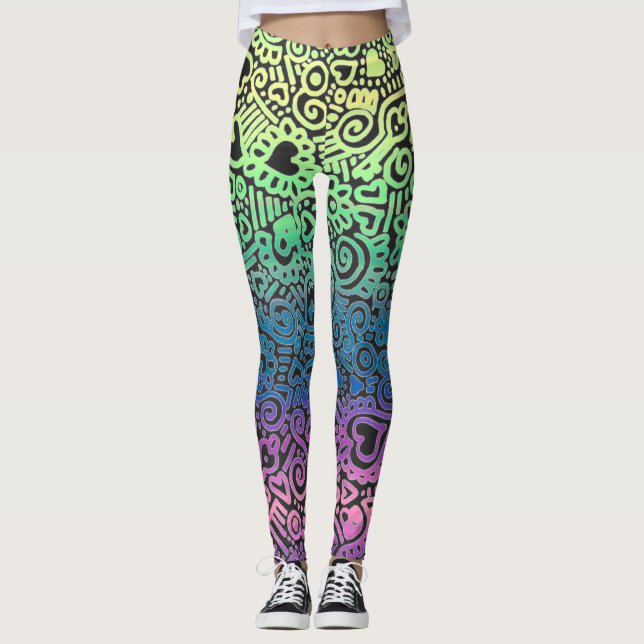 Leggings von Pastel Doodle