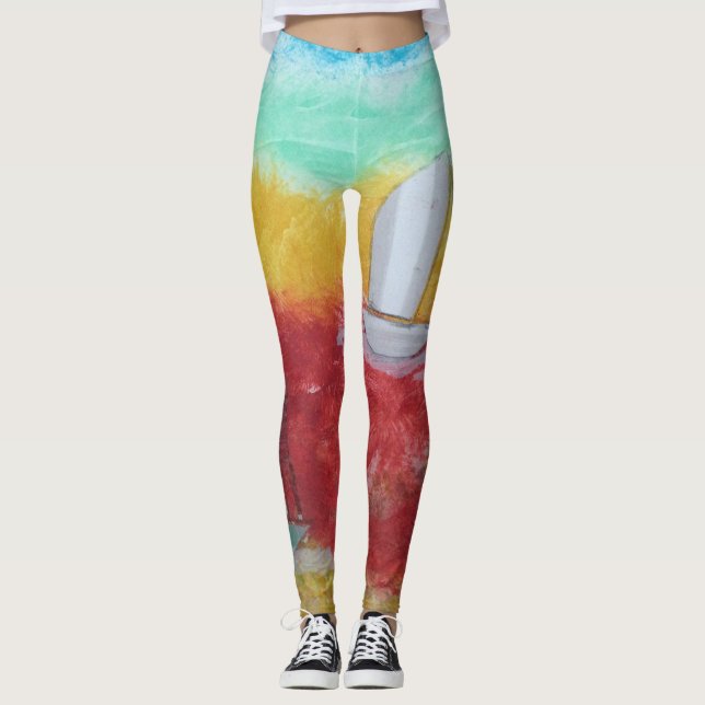 Leggings von Segelbooten (Vorderseite)