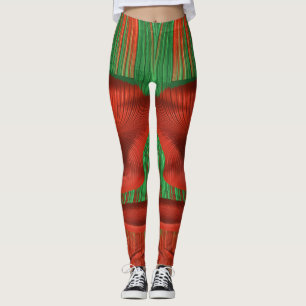 Leggings ~ Weihnachten Rot und Grün