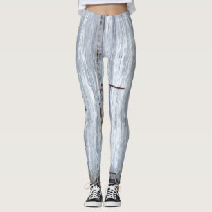 Leggings Weißwaschwald-Stalltüren Land