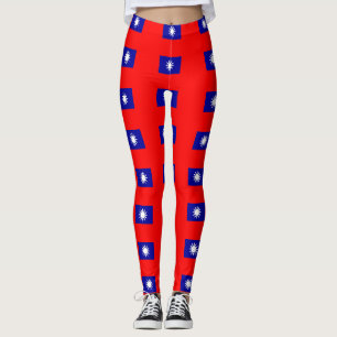 Leggings with flagge of Taiwan