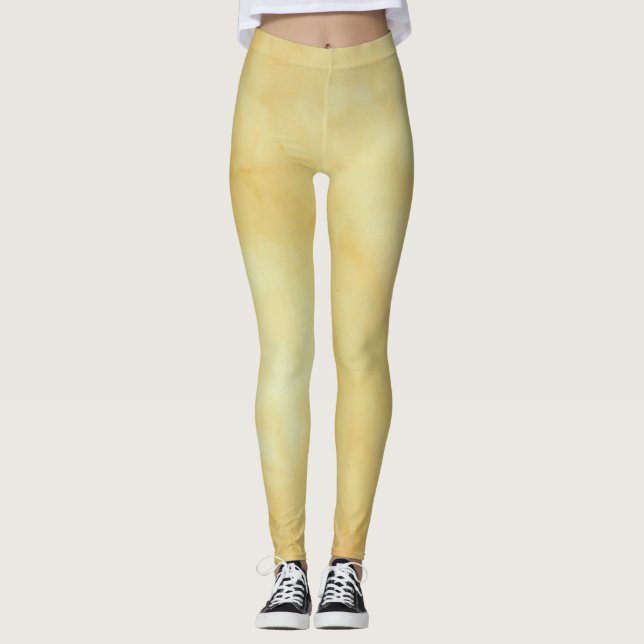Leggings Yellow Golds Design (Vorderseite)