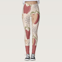 Leggings Yogahose mit Apfelcreme