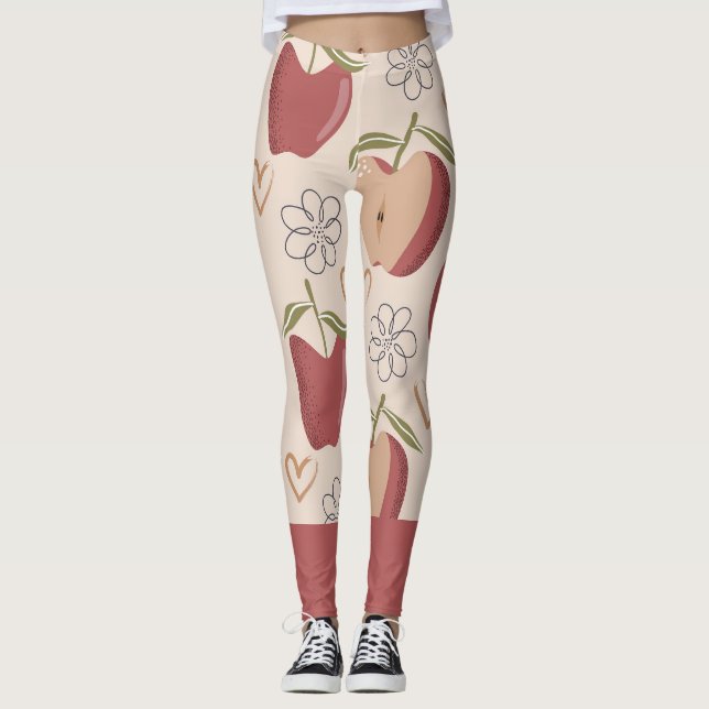 Leggings Yogahose mit Apfelcreme (Vorderseite)