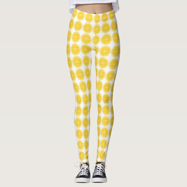 Leggings - Zitronenscheibe 2 (Vorderseite)