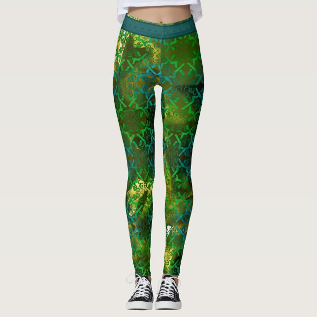 Leggings zócalo en verde (Vorderseite)