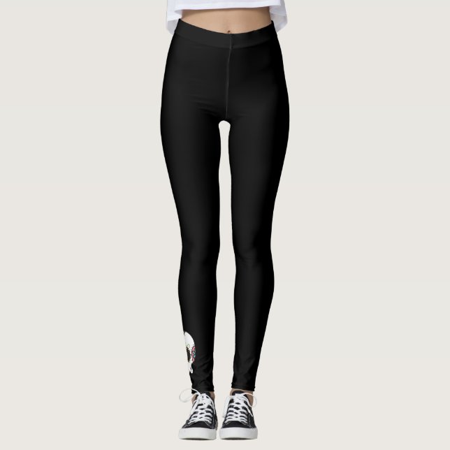 LEGGINGS ZUCKER SKULL (Vorderseite)
