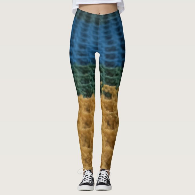 Leggings zum Design der Waffelklemme (Vorderseite)