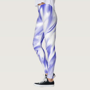 Leggings zum Design von Blau und Weiß