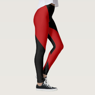 Leggings zum Wechseln von Schwarz- und Garnmustern