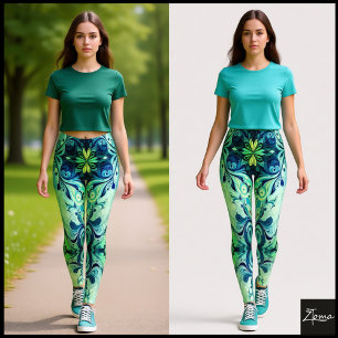 Leggings zur abstrakten Harmonie