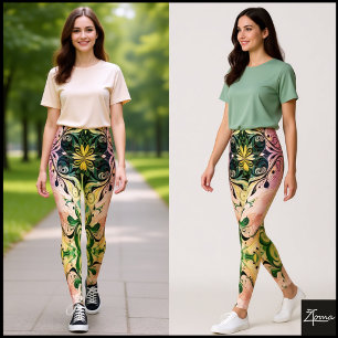 Leggings zur Blumenfusion