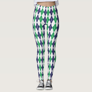 Leggings zur grünen Raute