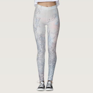 Leggings zur Ice-Gestaltung, gefroren