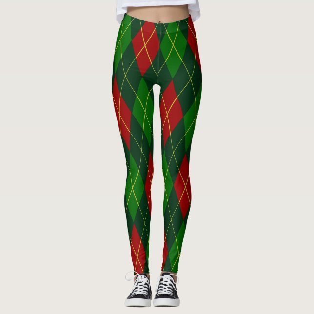 Leggings zur Raute (Vorderseite)