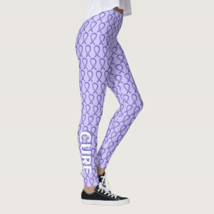 Leggings zur Sensibilisierung für Lavendel Custom 