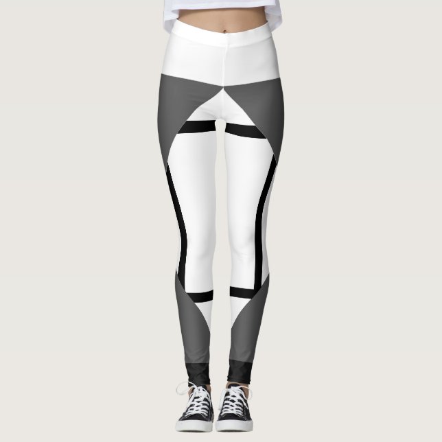 Leggings Zusammensetzung I Lozenges mit 4 Linien (Vorderseite)