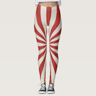 Leggingscelebrates the color red, a symbol of stre leggings