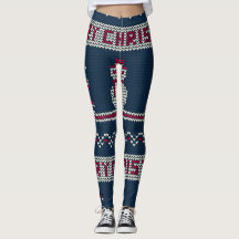 Leggins Christmas, | Damenweihnachtliche Leggings.