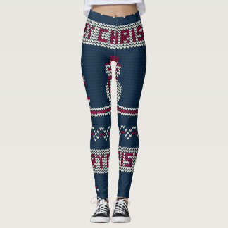 Leggins Christmas, | Damenweihnachtliche Leggings.