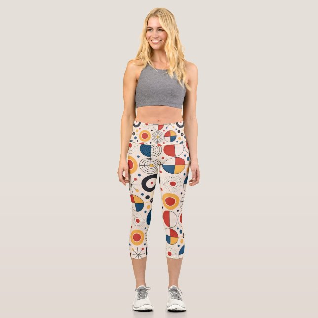 Leggins diseño geométrico capri leggings (Vorderseite)