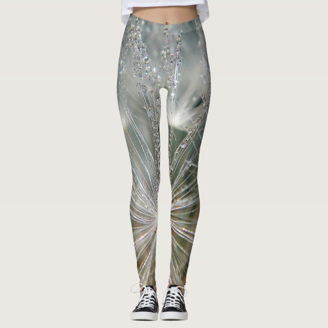 Leggins-Leuchter mit Wassertropfen Leggings (Vorderseite)