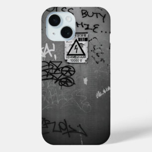 Leggummi aus schwarzem und weißem Elektro Case-Mate iPhone Hülle