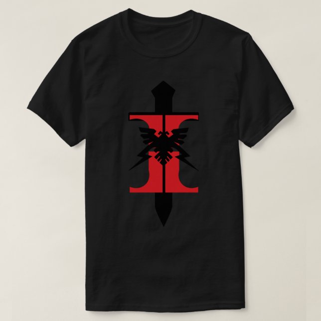 Legio Custodes Logo Captain-Genneral-Aufkleber T-Shirt (Design vorne)