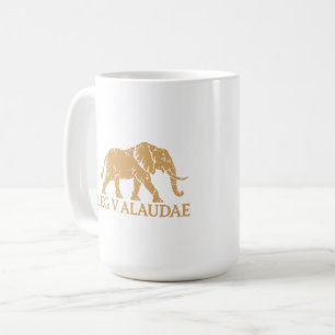 Legio V Alaudae Elefant in altem Pigment Kaffeetasse