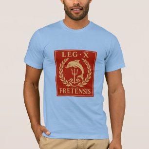 Legio X Fretensis – Delfin und Dreizack Römische L T-Shirt