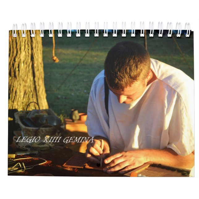 Legio XIIII Gemina Porträt-Kalender Kalender (Rückseite)