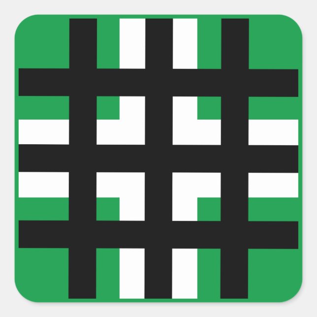 Legion des Erzengels Michael Quadratischer Aufkleber (Vorderseite)