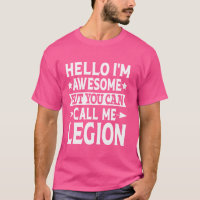 Legion Funny Vorname Hallo Ich bin Phantastisch ne