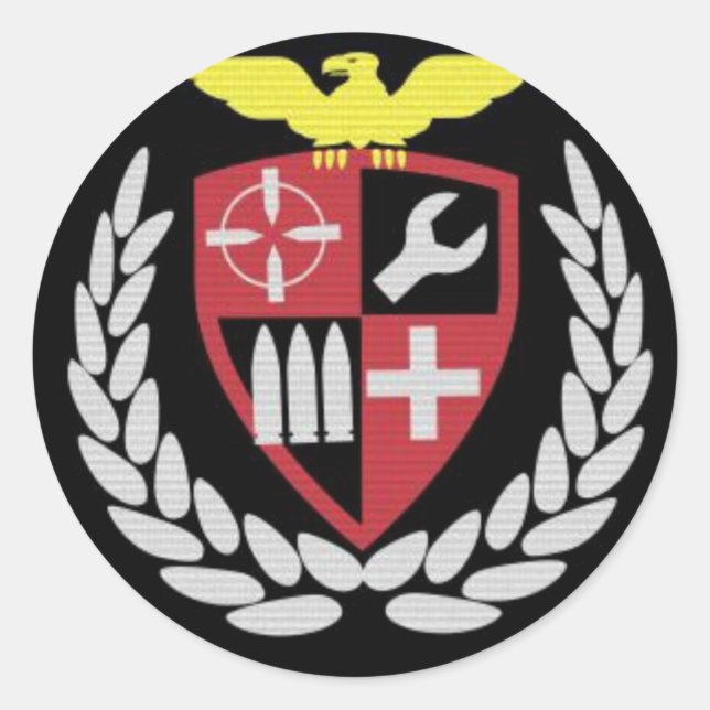 Legionäre Fluggesellschaft Runder Aufkleber (Vorderseite)