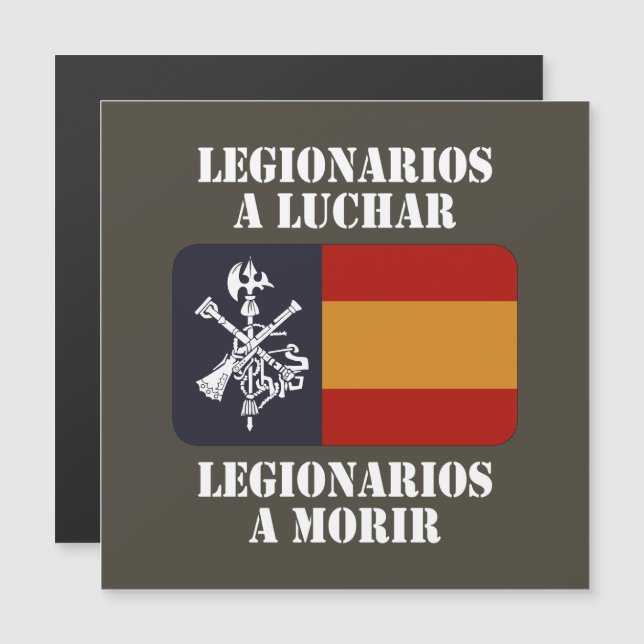 Legionäre zum Kampf 2 Magnetkarte (Vorne/Hinten)