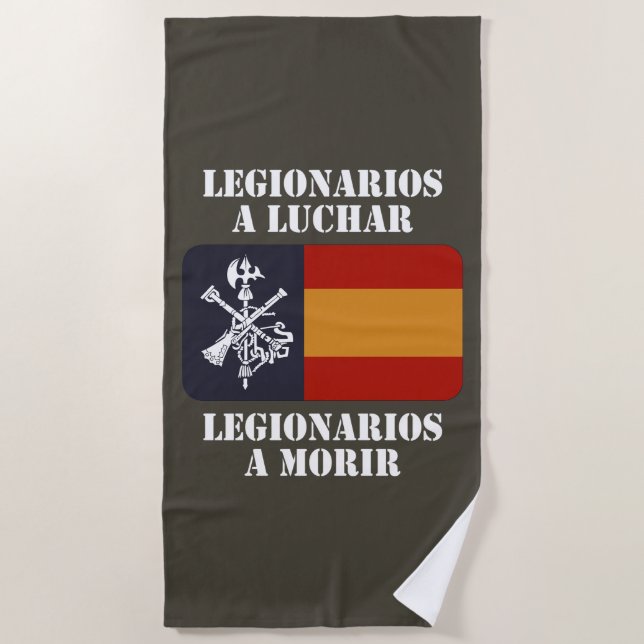 Legionäre zum Kampf 2 Strandtuch (Vorderseite)