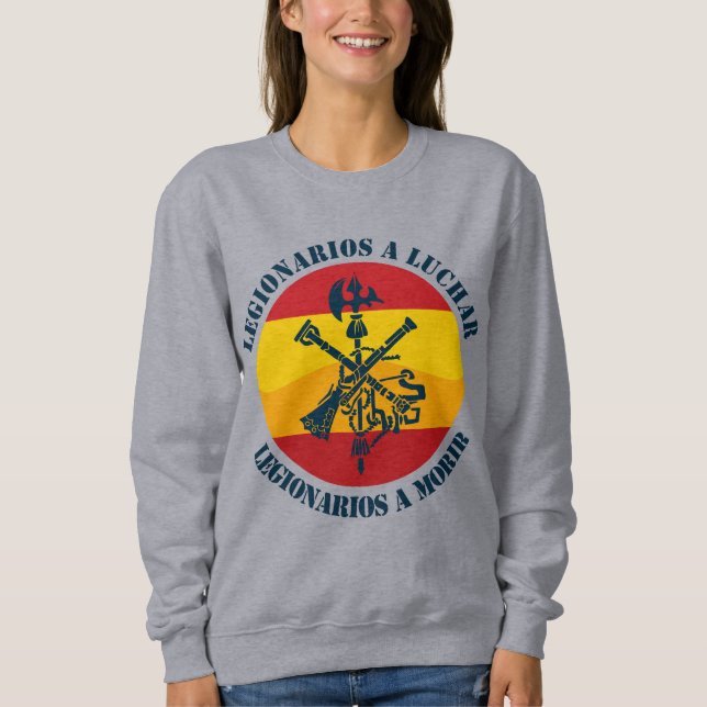 Legionarios a luchar sweatshirt (Vorderseite)