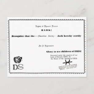Legionärszeugnis Postkarte