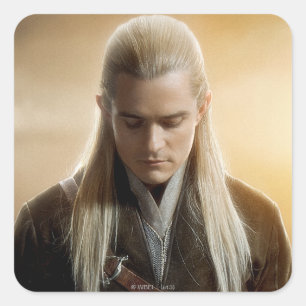 LEGOLAS GREENLEAF™ Character Poster 2 Quadratischer Aufkleber