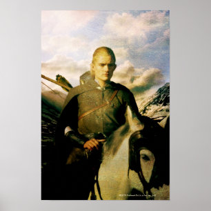 LEGOLAS GREENLEAF™ Close Up on Horse Poster
