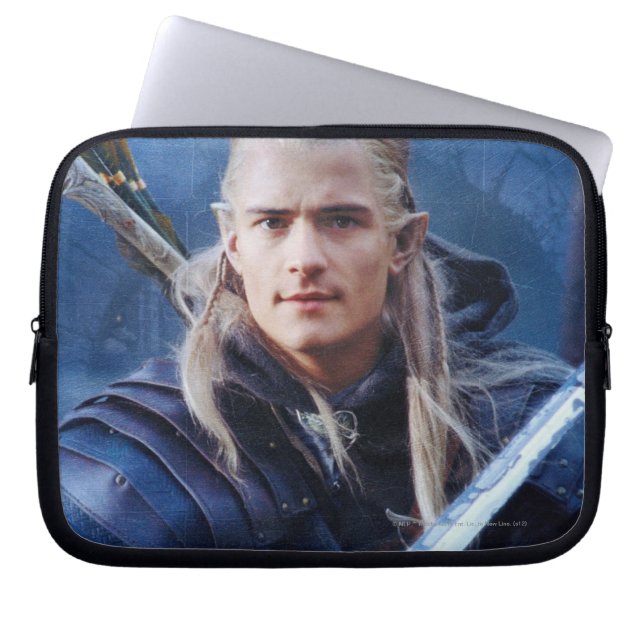LEGOLAS GREENLEAF™ in Blau Laptopschutzhülle (Vorderseite)