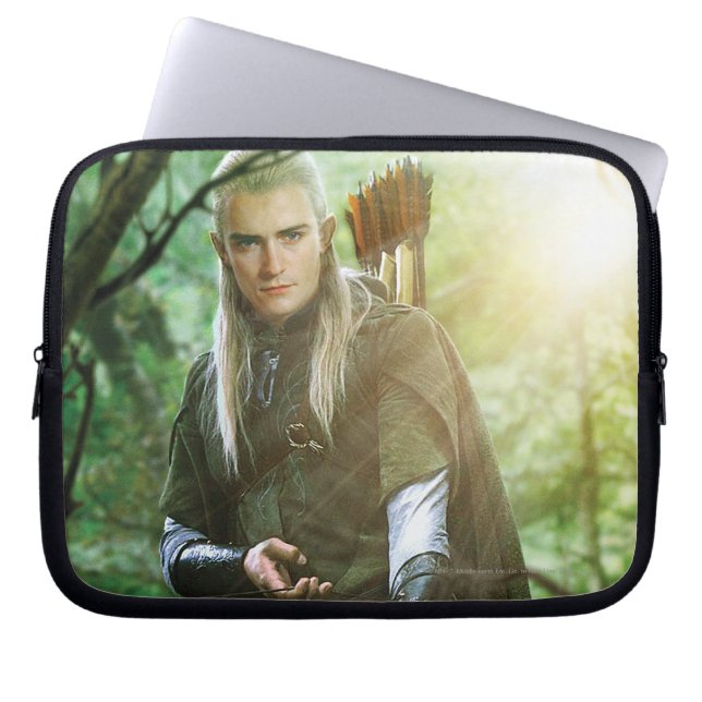 LEGOLAS GREENLEAF™ mit Bogen Laptopschutzhülle (Vorderseite)