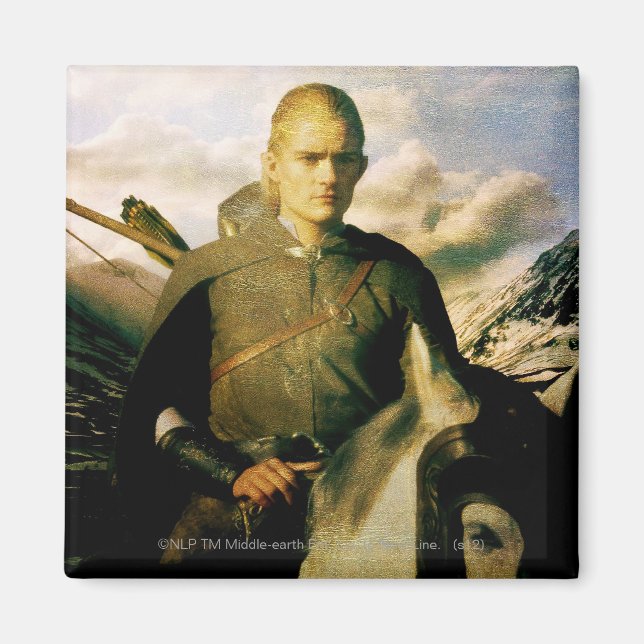 LEGOLAS GREENLEAF™ Nah auf Pferd Magnet (Vorne)