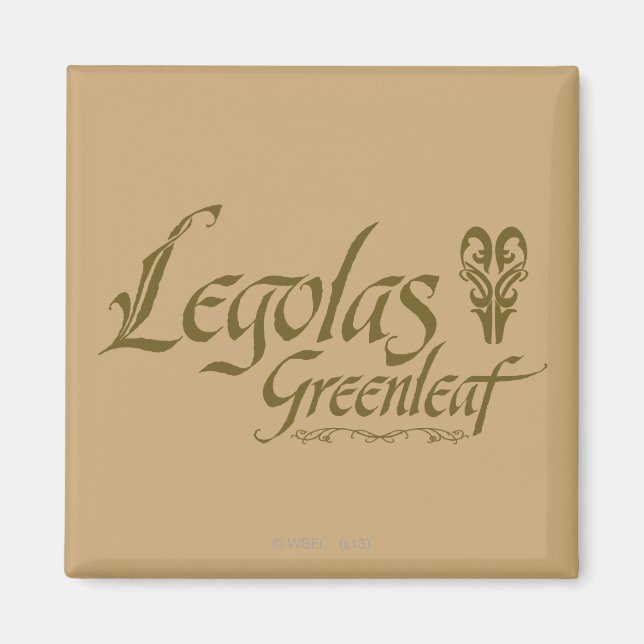 LEGOLAS GREENLEAF™ Name Magnet (Vorne)