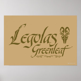 LEGOLAS GREENLEAF™ Name Poster