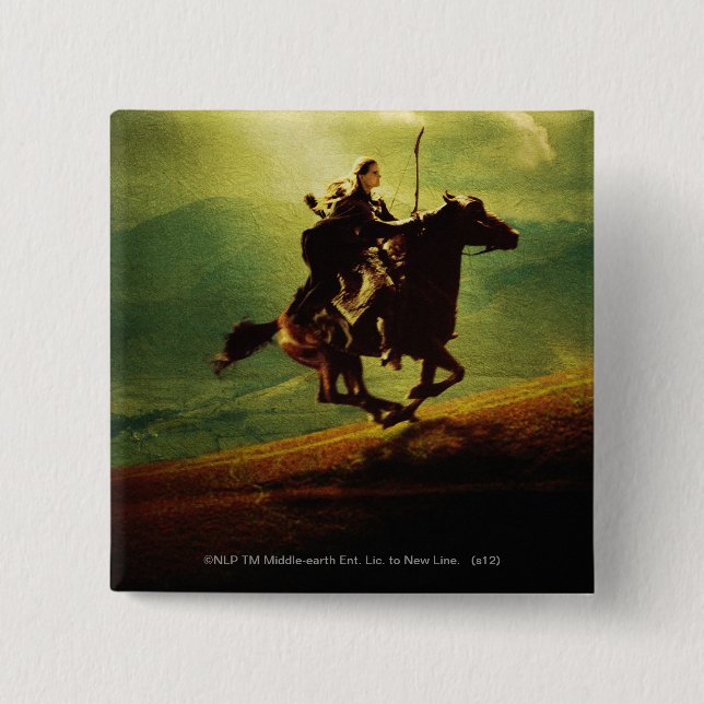 LEGOLAS GREENLEAF™ on Horse Button (Vorderseite)