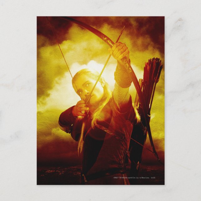 LEGOLAS GREENLEAF™ Shooting Arrow Postkarte (Vorderseite)